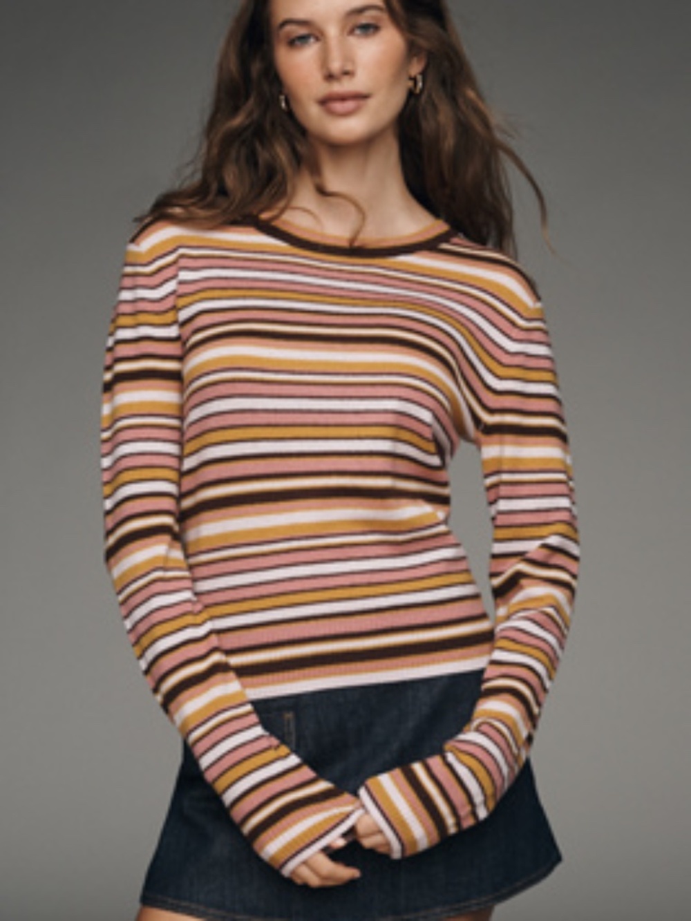 Reformation Lian Cashmere Crew Sweater- NWT - MED